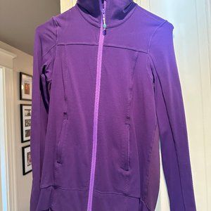 Light weight Purple LuLuLemon Zip up jacket (8)